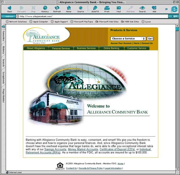 Allegiance Community Bank