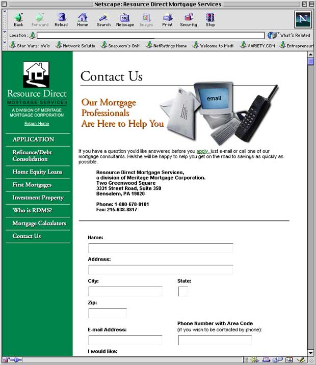 Resource Direct Mortgage Services